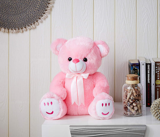 Jam & Honey Pink Teddy Bear (33 CM) | Cute & Soft Plush Toy for Gifting