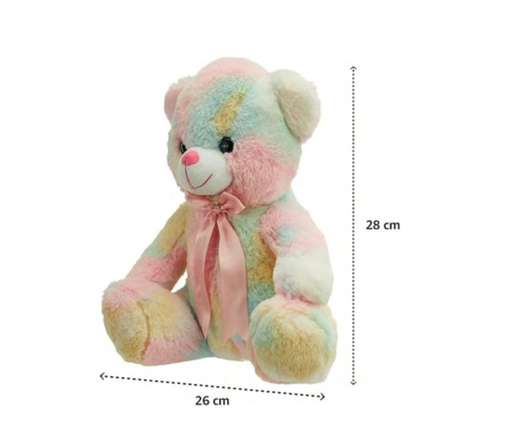 The Giftora Pastel Teddy Bear (33 CM) by The Giftora | Soft Plush Gift for Someone Special